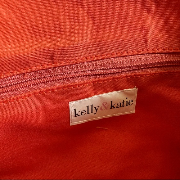 Kelly & Katie Orange Woven Straw Bag - Picture 6 of 11
